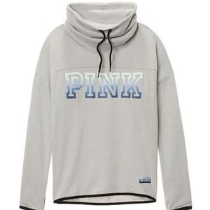 Victoria's Secret PINK Cowl-Neck, Gray, XSmall NWT